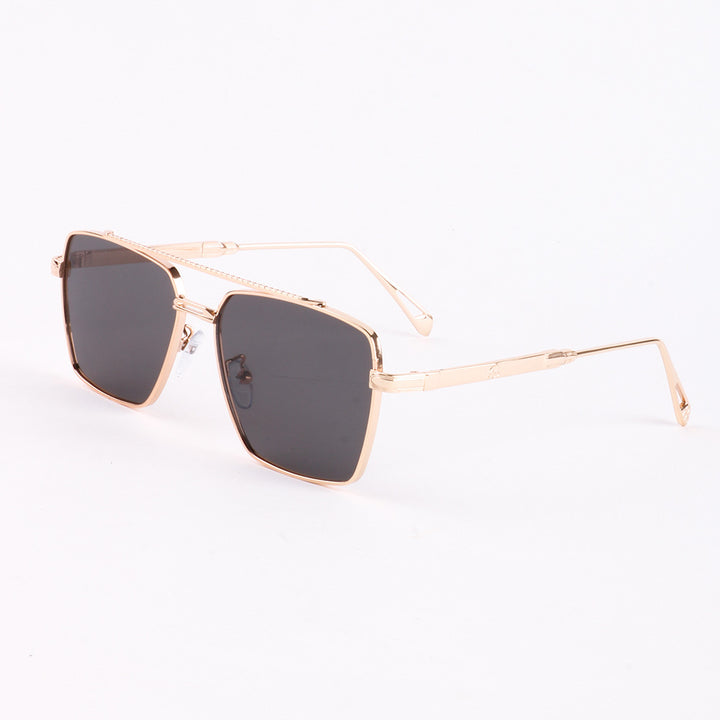 Women's oversized sunglasses with elegant metal frame Stornfield