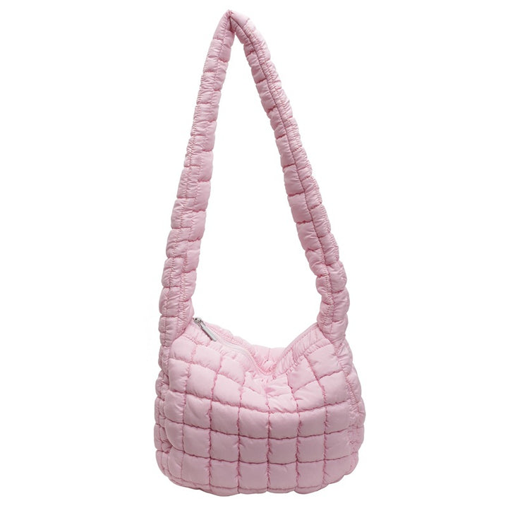 Quilted Puffy Crossbody Bag
