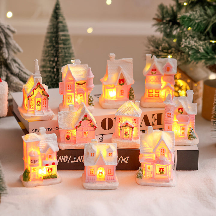 Illuminated Christmas village House Decor Stornfield