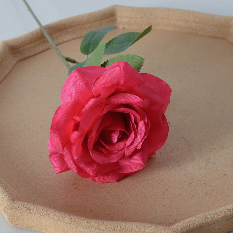 Elegant Silk Rose Hair Accessory