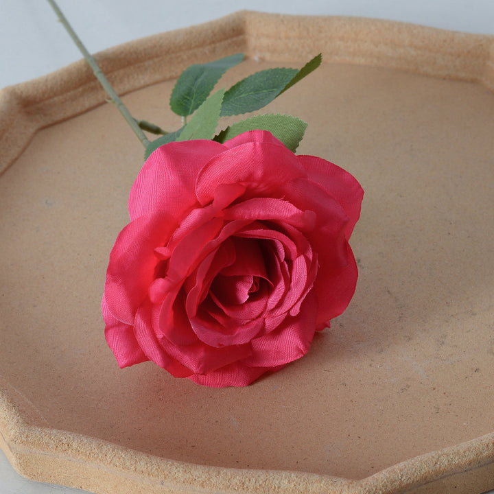 Elegant Silk Rose Hair Accessory