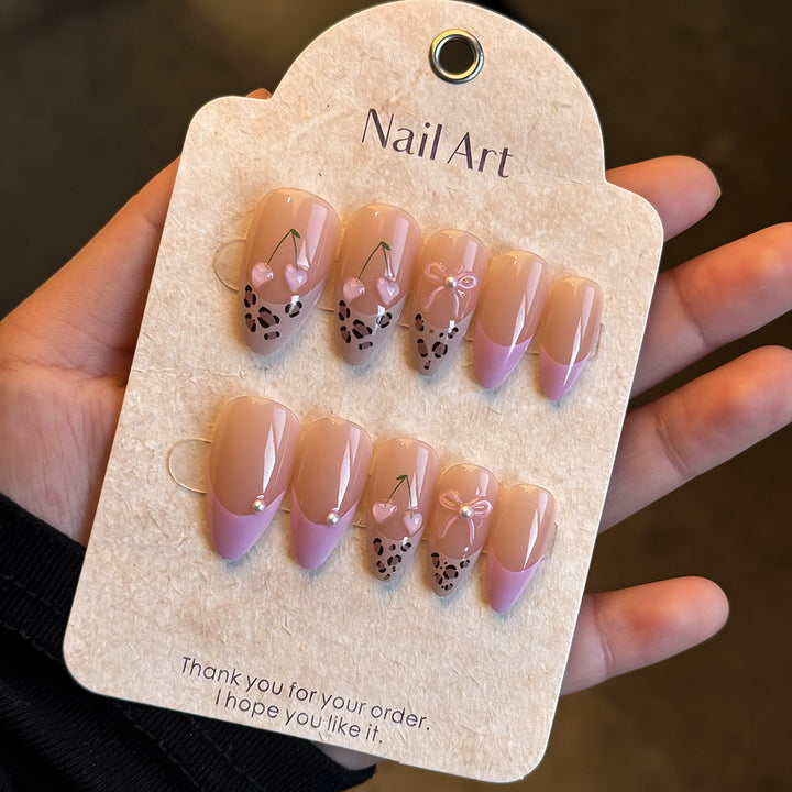 Artistic Press-On Nail Design Set Stornfield