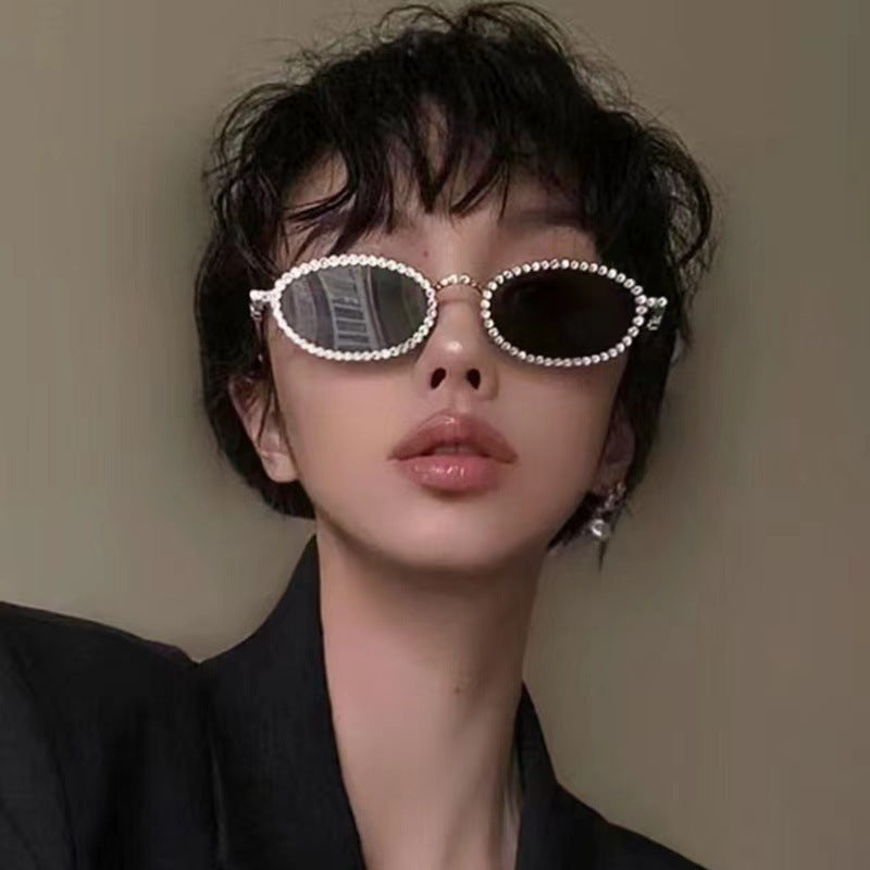 Ladies Designer Eyewear Frame with Extravagant Pearl Frame Stornfield