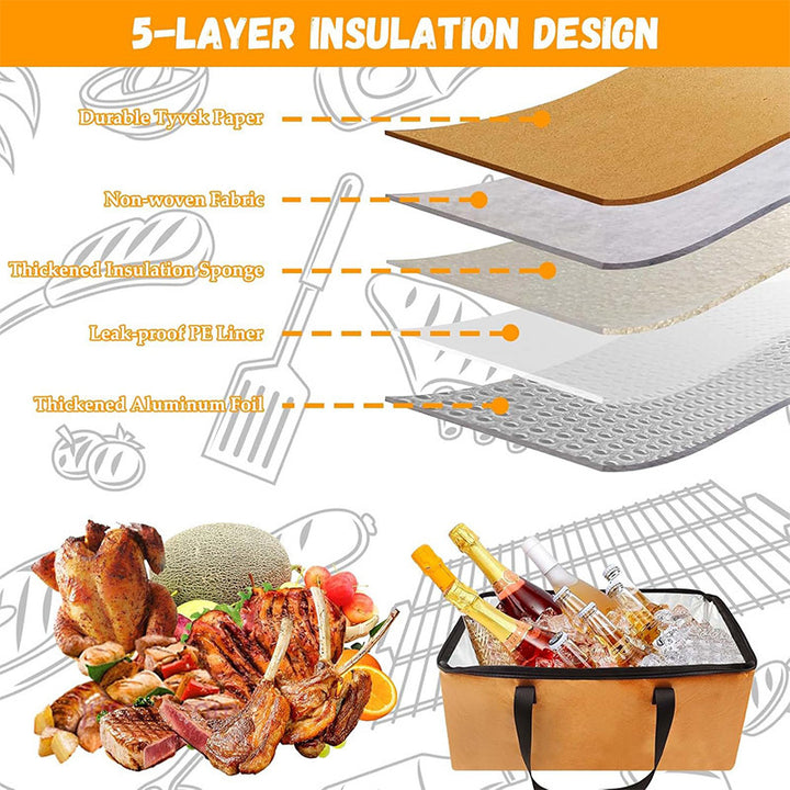 Insulated Transport Bag For Hot Food Stornfield