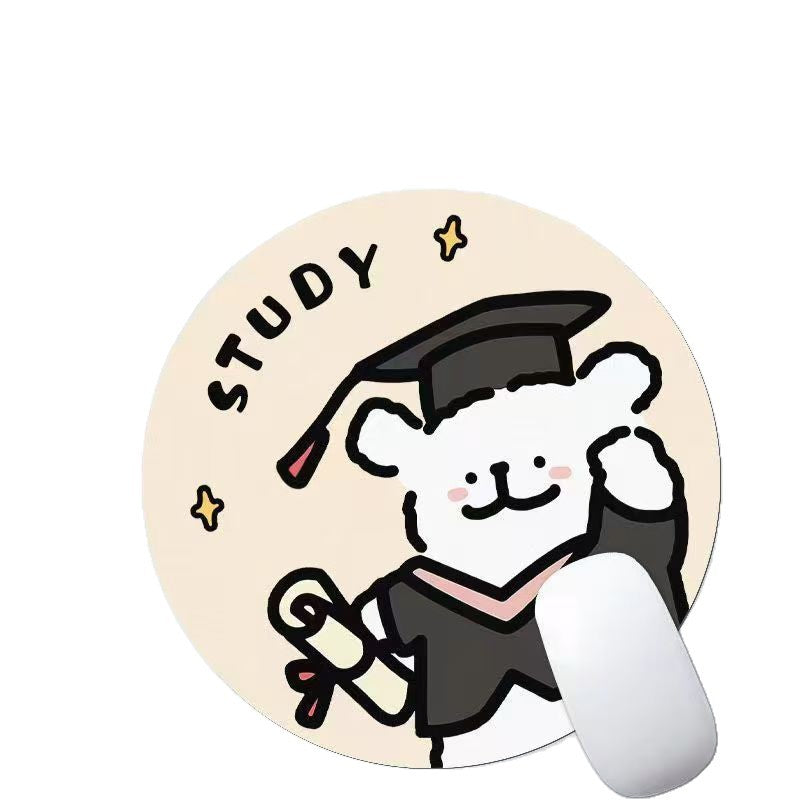 Cute Graduate Bear Mouse Pad