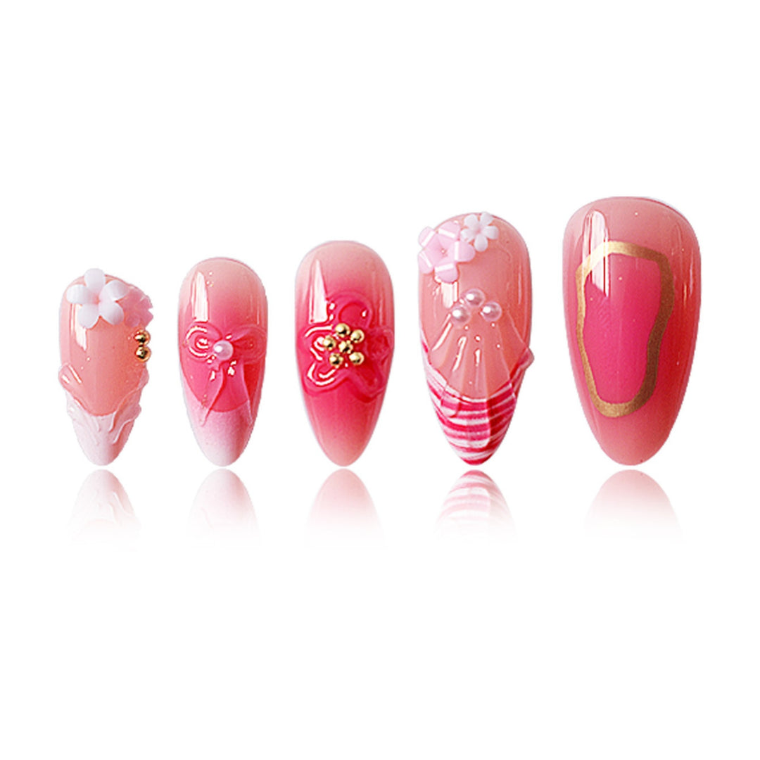 Floral Elegance Nail Art Extensions Stornfield
