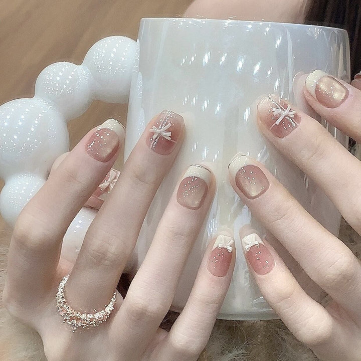 Glossy Ombre Press-On Nails