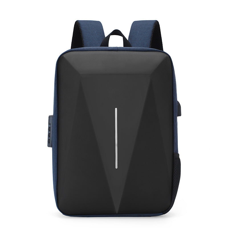 Geometric Design Laptop Backpack Stornfield