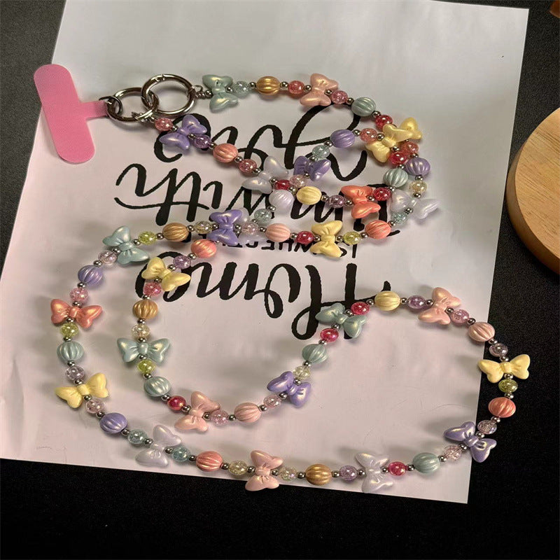 Charming Butterfly Beaded Eyewear Chain Stornfield