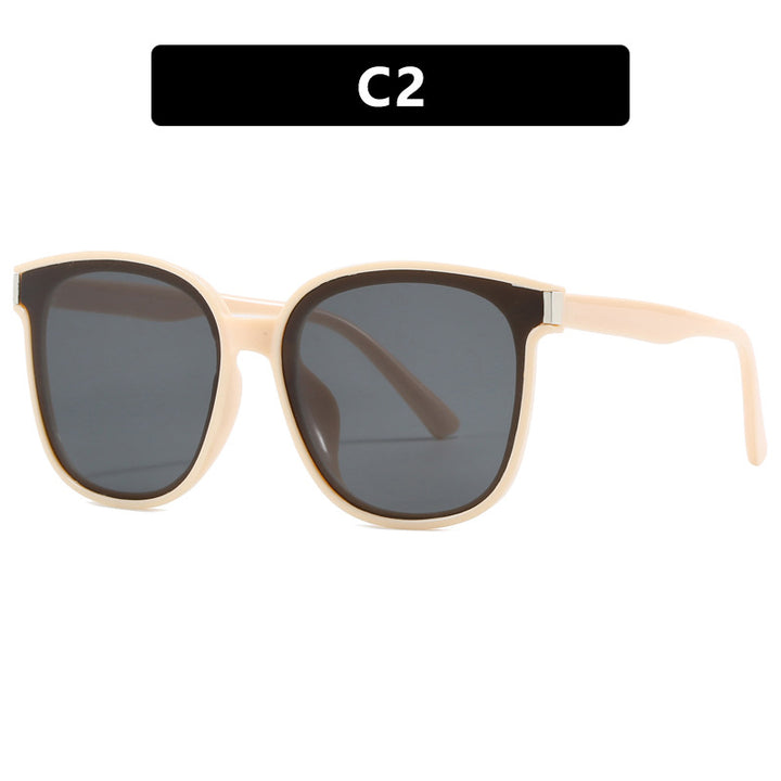 Women's stylish sunglasses with high-quality, transparent plastic frame Stornfield