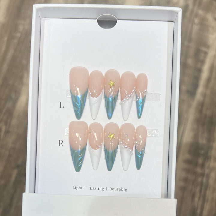 Reusable Press-On Nail Set Stornfield