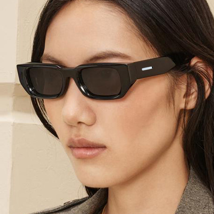 Women's fashionable sunglasses with innovative, transparent frame and polarized lenses Stornfield