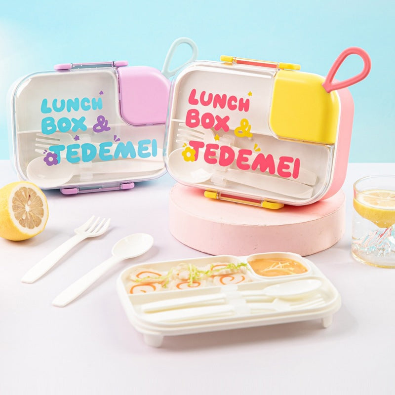 Fun-Themed Multi-Compartment Lunch Container