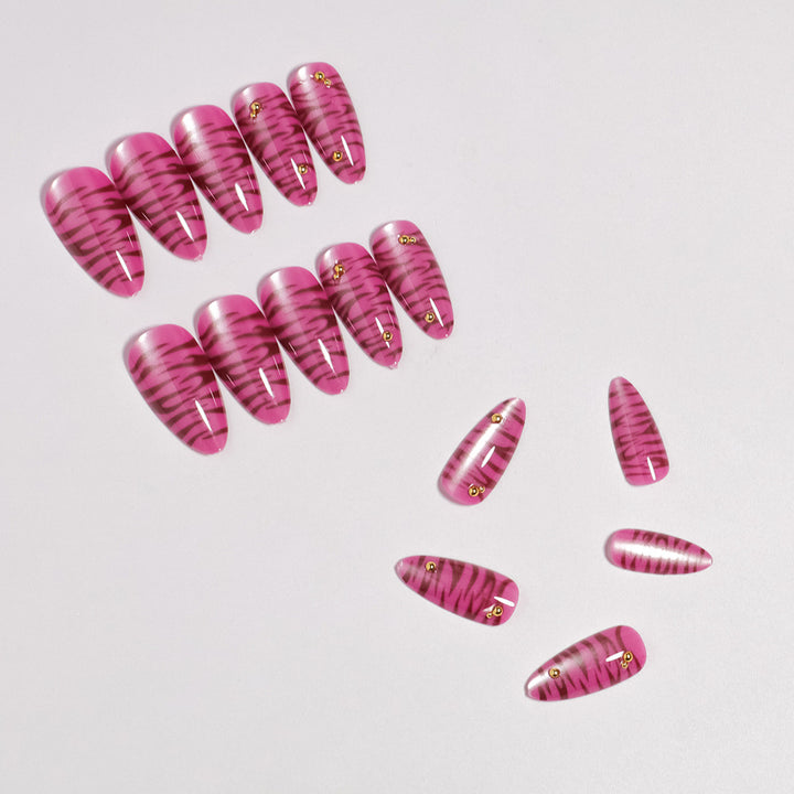 Artistic Press-On Nail Art Set Stornfield