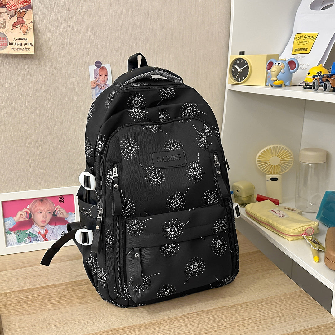 Floral-Printed Backpack with Adjustable Straps Stornfield