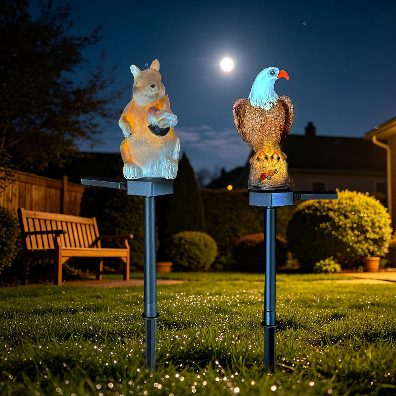 Welcoming Birdhouse Solar Pathway Stake Light With Dusk-To-Dawn Sensor Stornfield