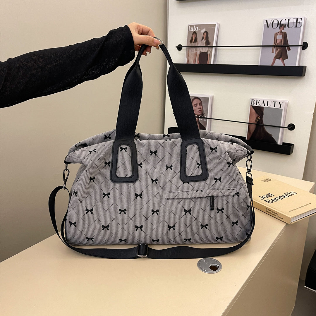 Tote bag with fruity design and multifunctional compartments Stornfield