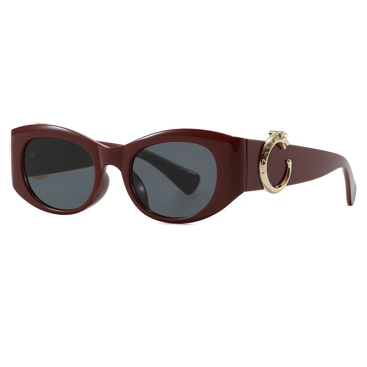 Women's elegant Cat-Eye sunglasses with golden details Stornfield