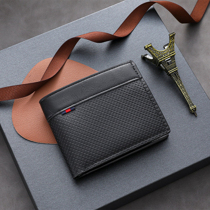 Textured Bi-Fold Wallet Stornfield