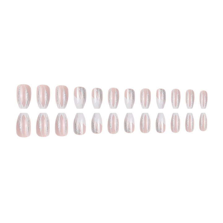 Elegant Stiletto Press-On Nails with Crystal Accents Stornfield