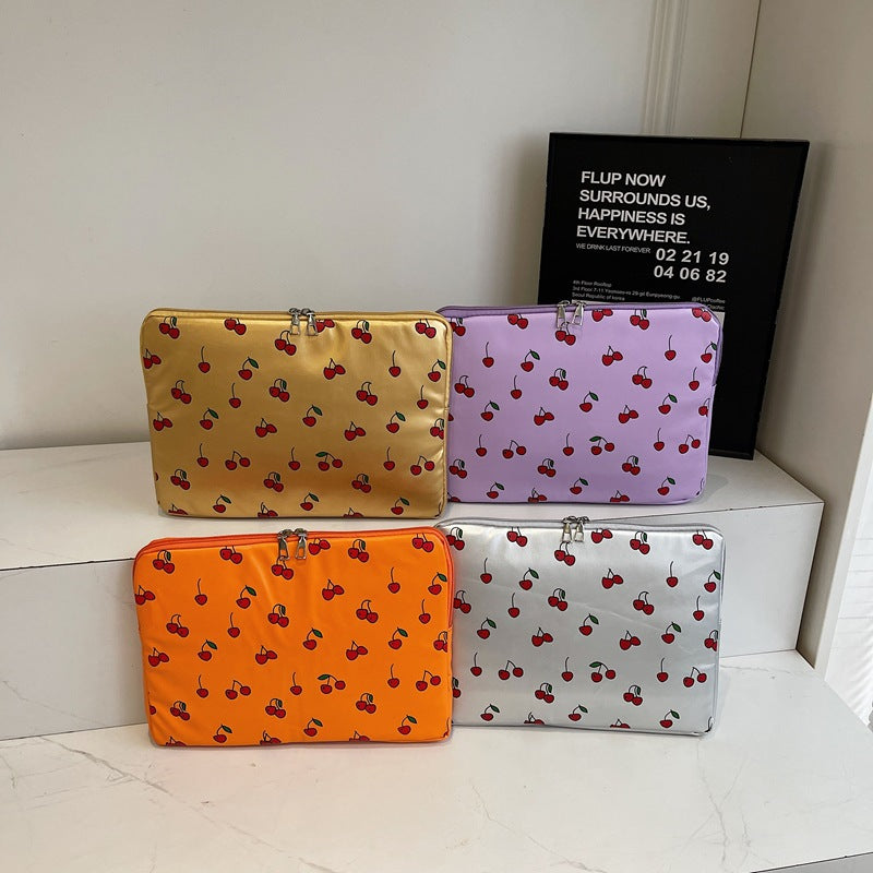Playful Cherry Print Laptop Sleeve Stornfield