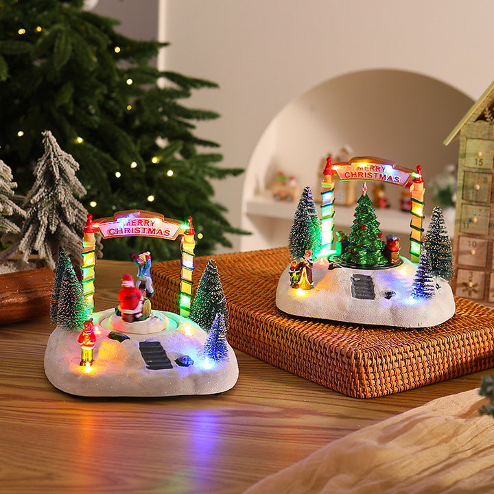 Festive Christmas decoration with lights Stornfield