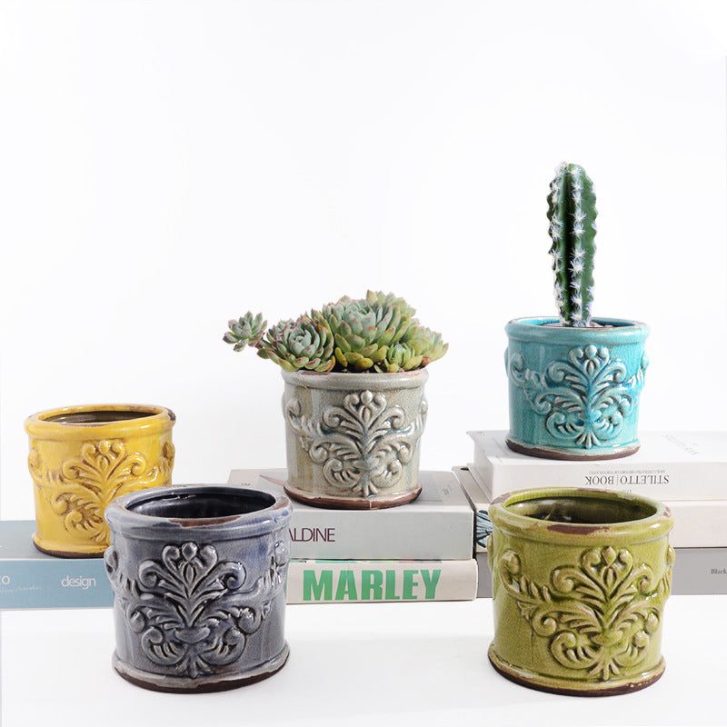 Elegant ceramic flower pot Stornfield