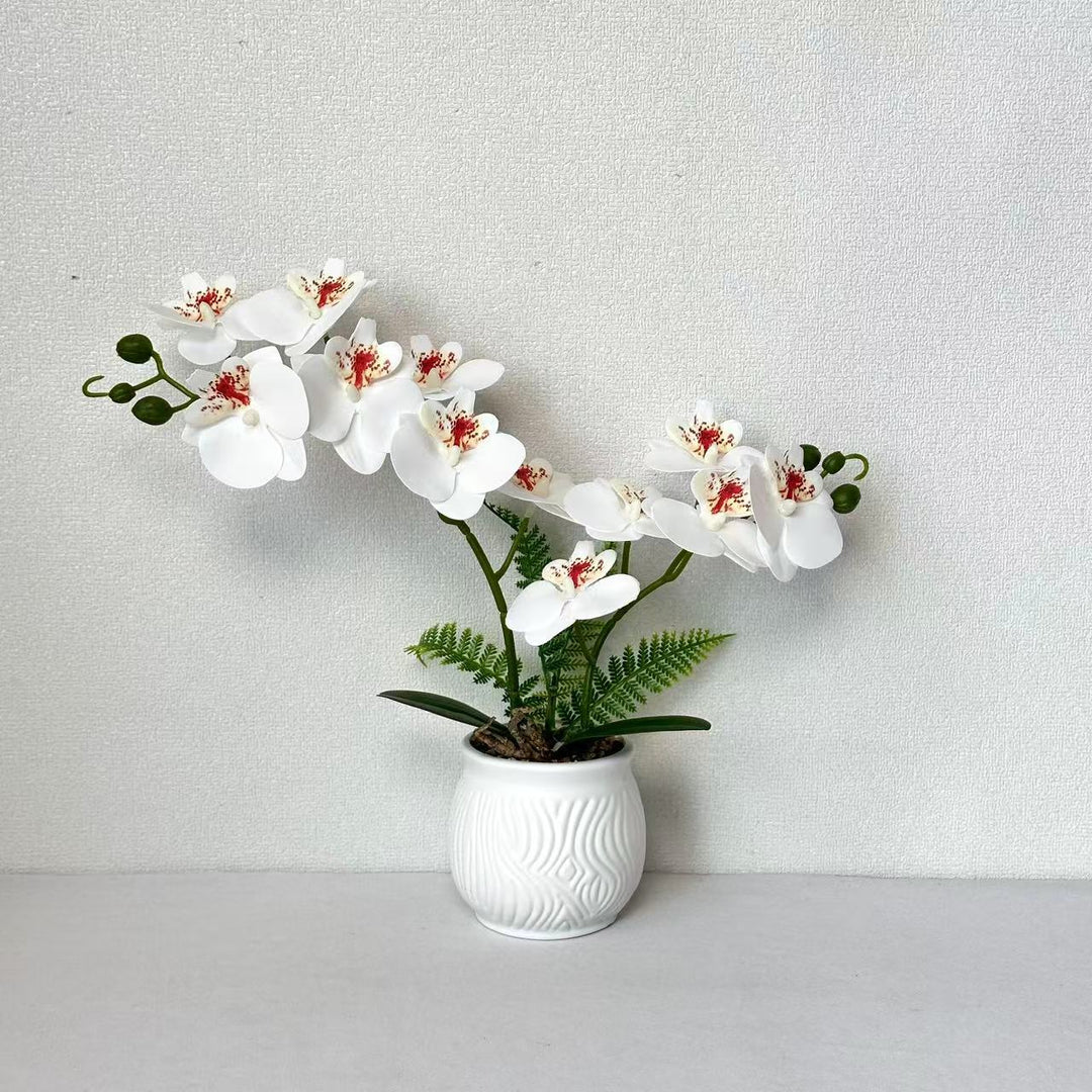 Elegant Artificial Orchid Floral Arrangement