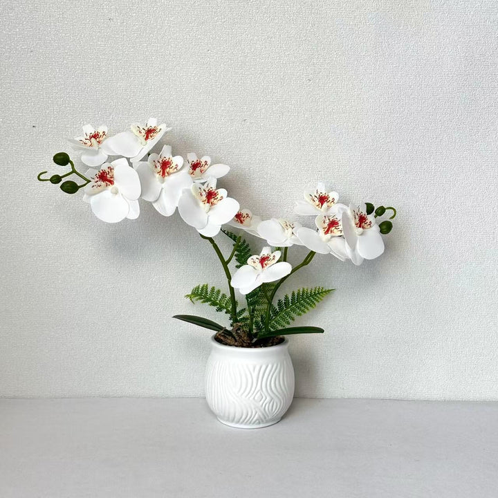 Elegant Artificial Orchid Floral Arrangement