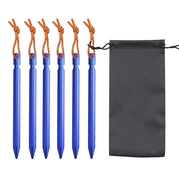 Unisex Aluminium Tent Pegs Set Stornfield