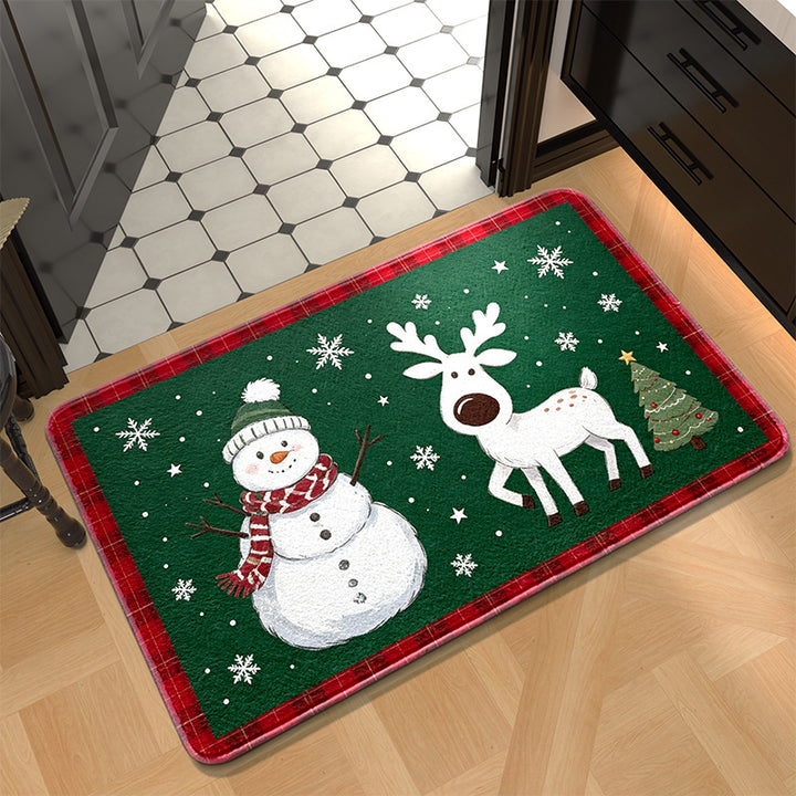 Festive Holiday Kitchen Mat Stornfield