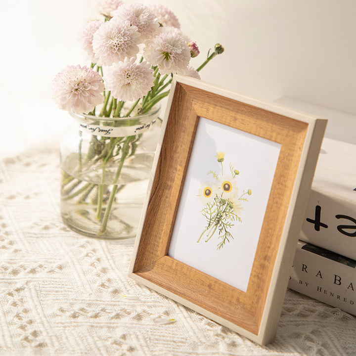 Elegant Wooden Table Picture Frame for Home Decor
