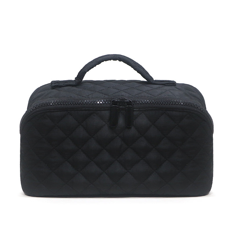 Quilted Travel Cosmetic Storage Case