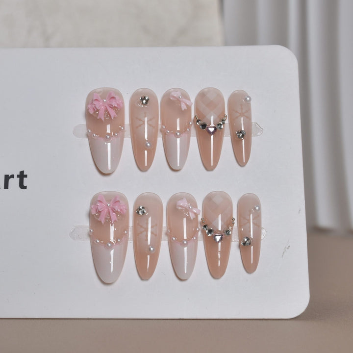 Decorative Press-On Nail Art Set Stornfield