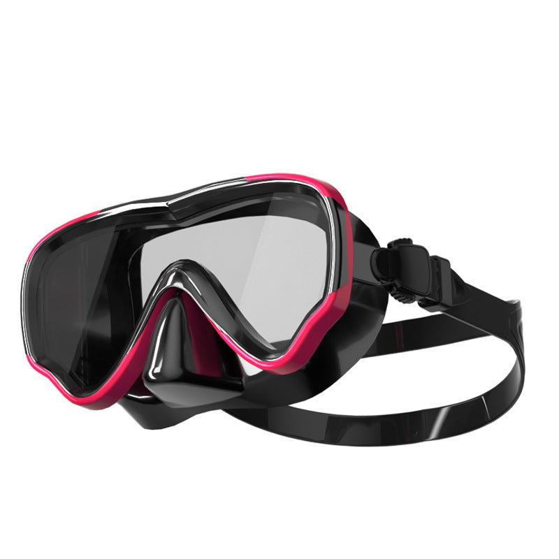 Diving mask with comfortable silicone cover Stornfield