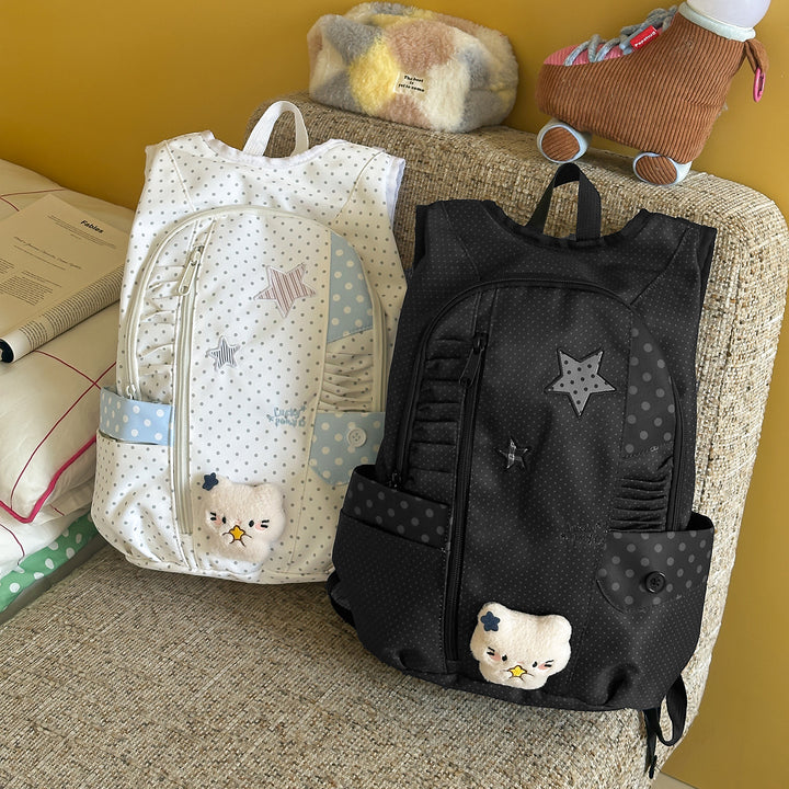 Fun Star-Embellished Casual Backpack Stornfield