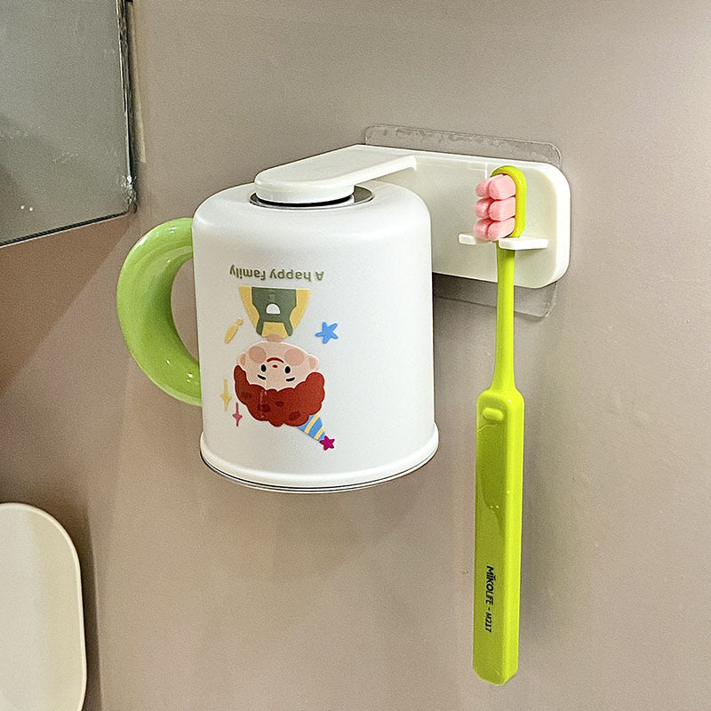 Wall cup holder with creative cartoon design Stornfield