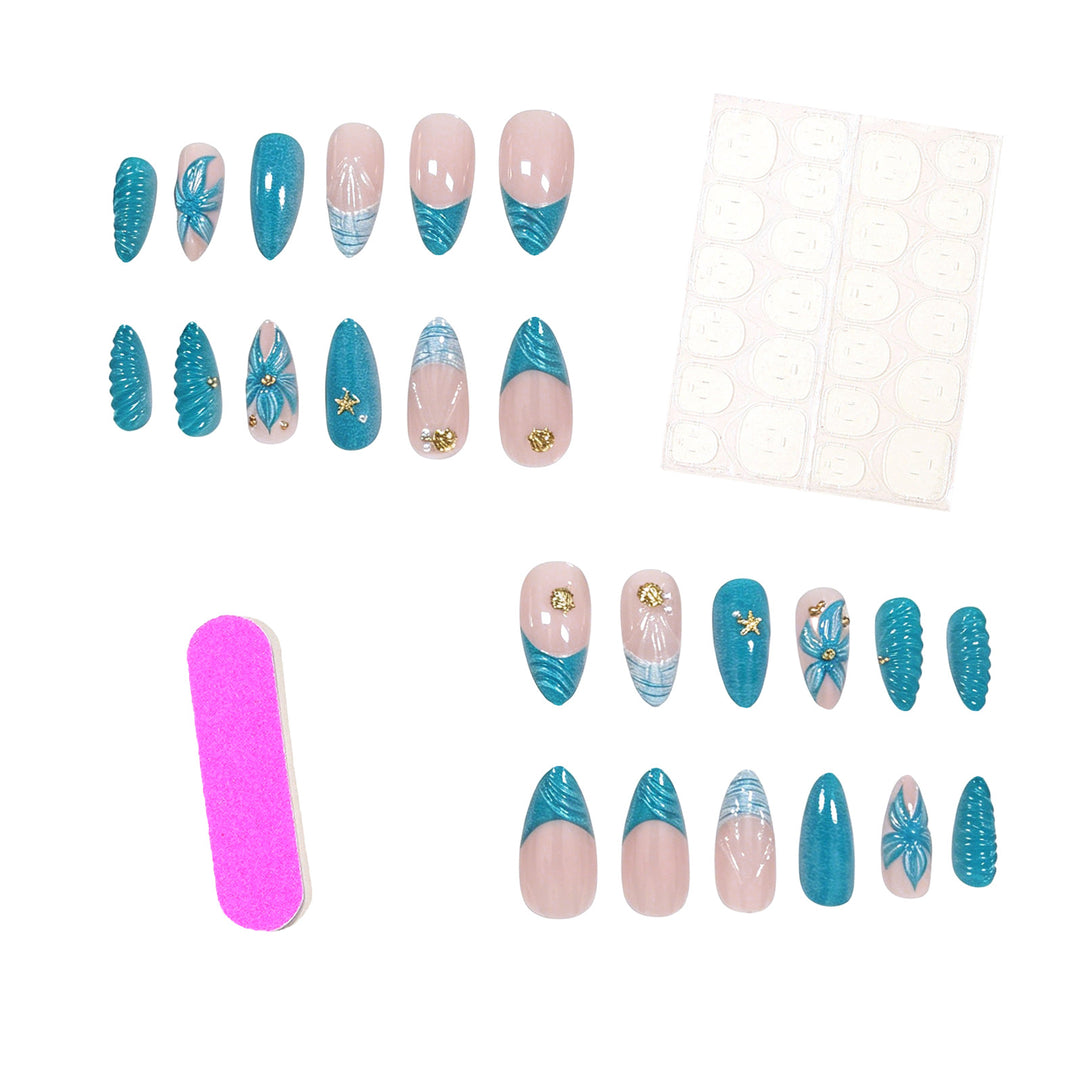 Artistic Acrylic Nail Art Design Stornfield
