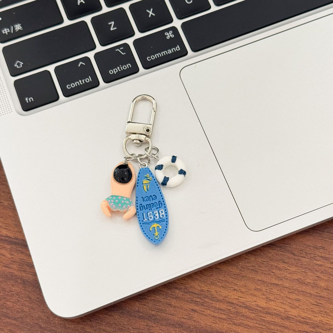 Keychain with Creative Swimming Motif Stornfield