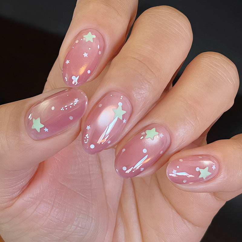 Decorative Star-Designed Press-On Nail Set Stornfield
