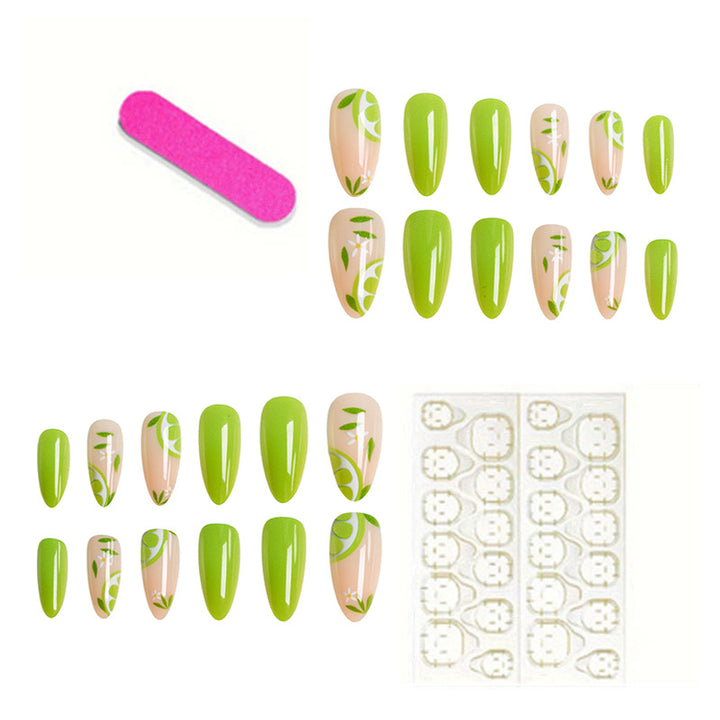 Tropical-Themed Nail Art