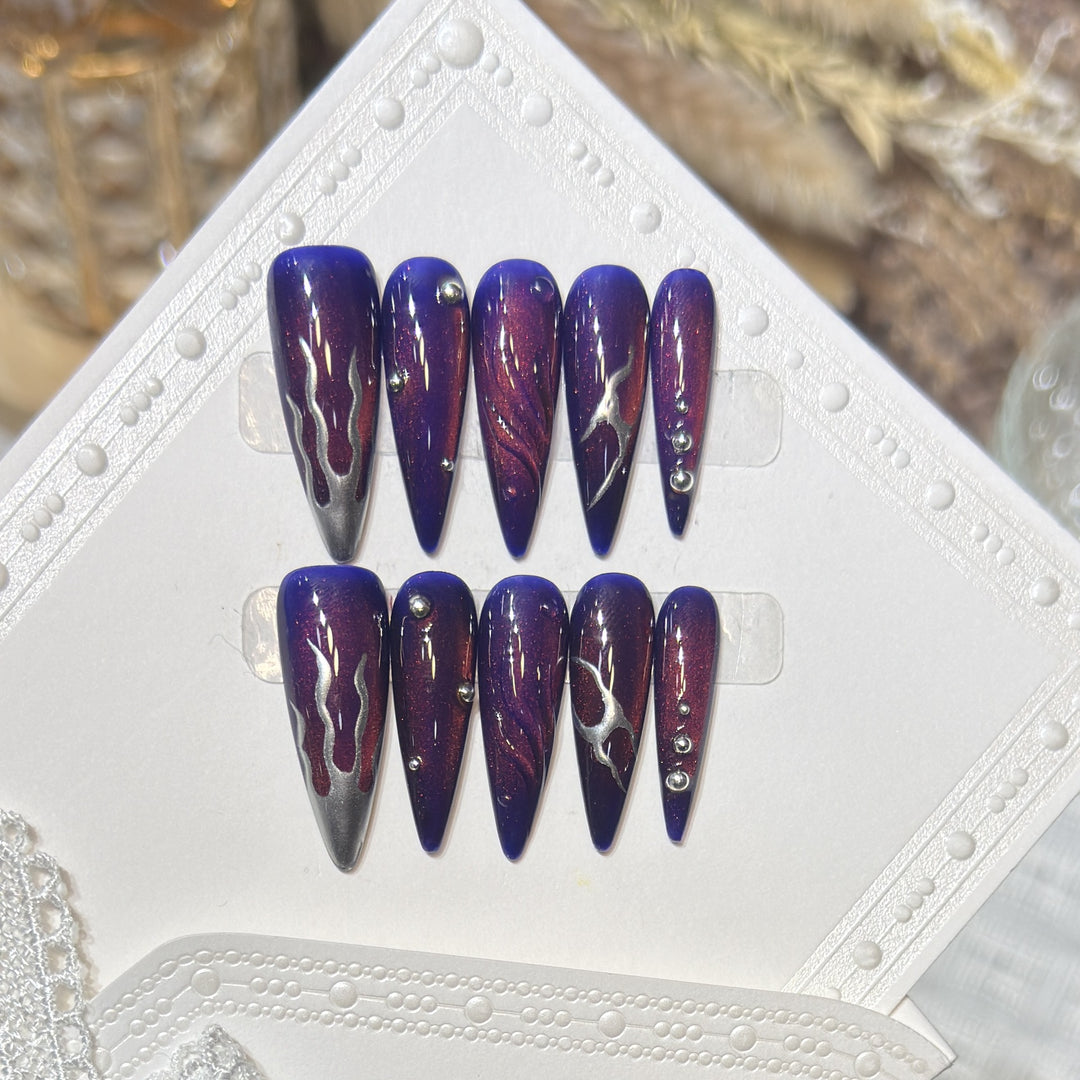 Reusable Press-On Nail Set Stornfield