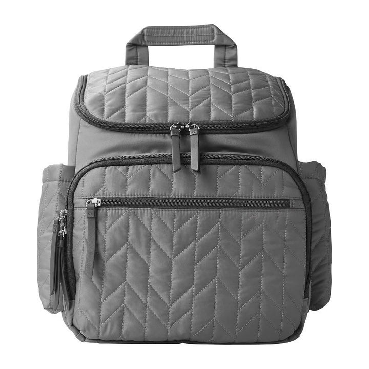 Multi-Functional Quilted Diaper Bag Backpack Stornfield