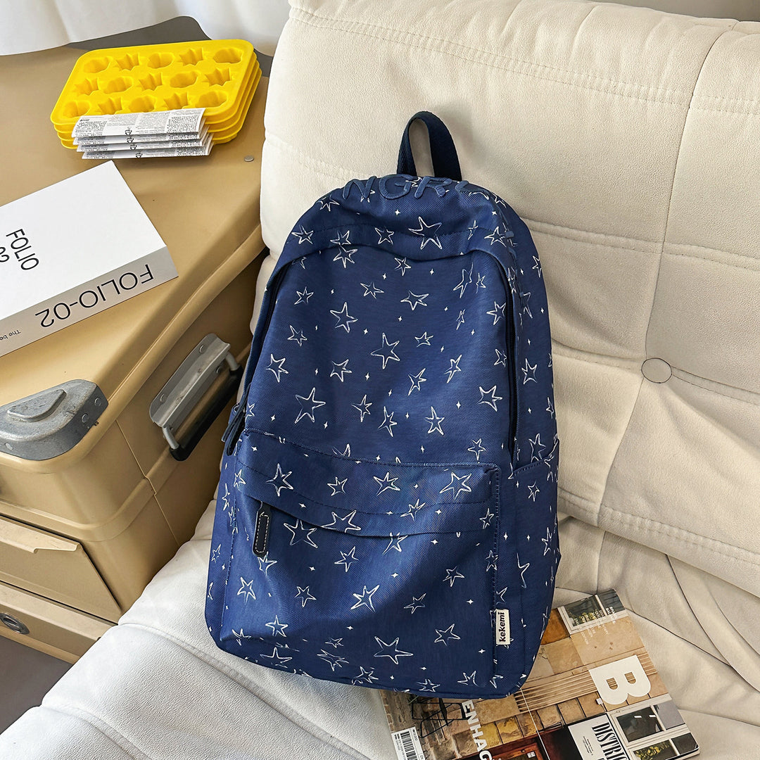 Star-Patterned Casual Backpack Stornfield 1791205253