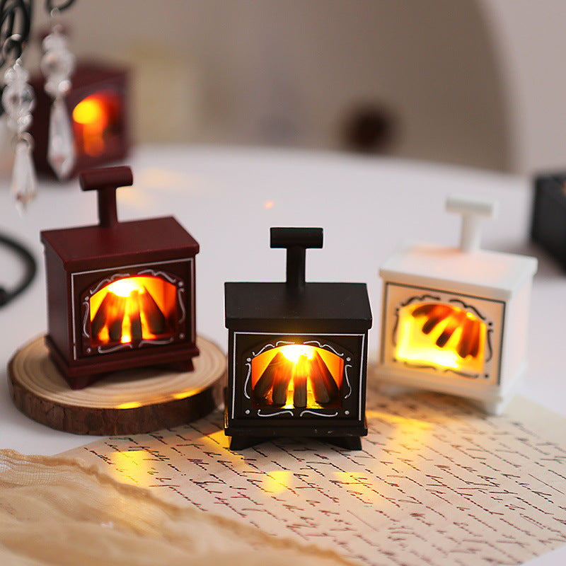 Decorative Mini Lantern with Warm Light Stornfield