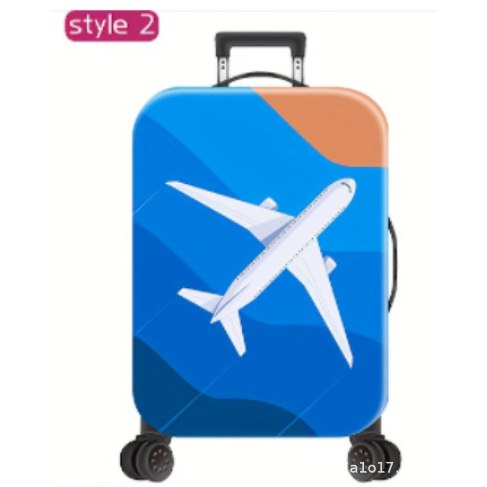 Unisex Hard Shell Travel Suitcase with Motivational Airplane Design Stornfield