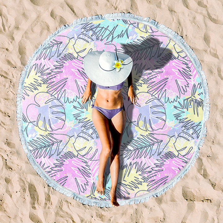 Rundstrand towel with unique sunset design Stornfield