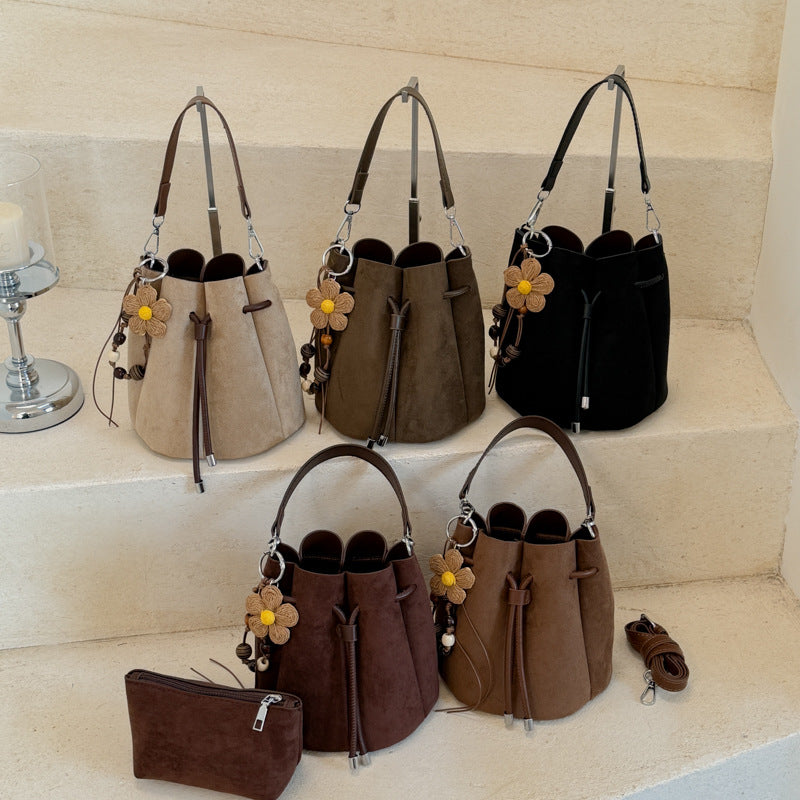 Drawstring Bucket Bag