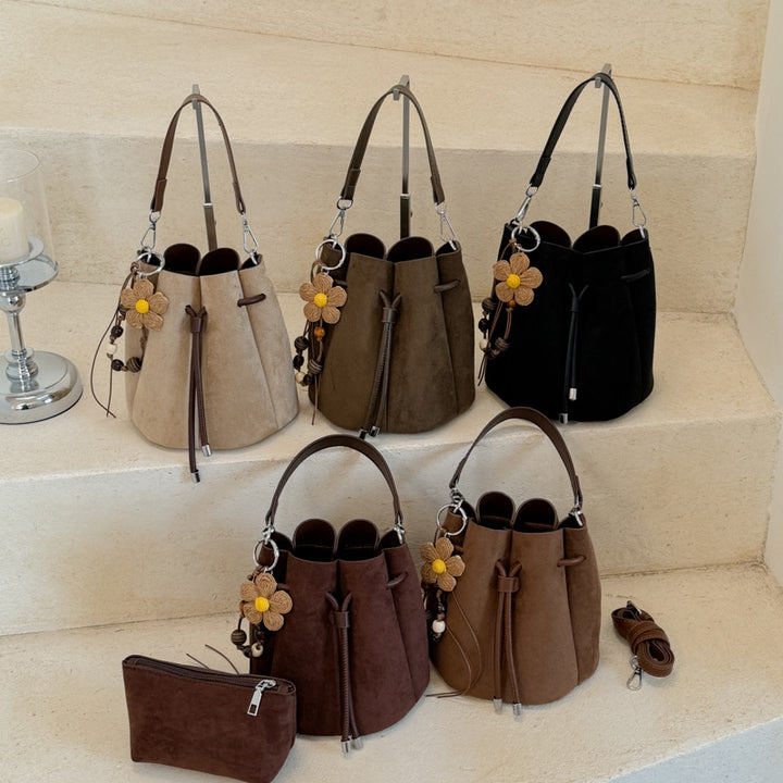 Drawstring Bucket Bag