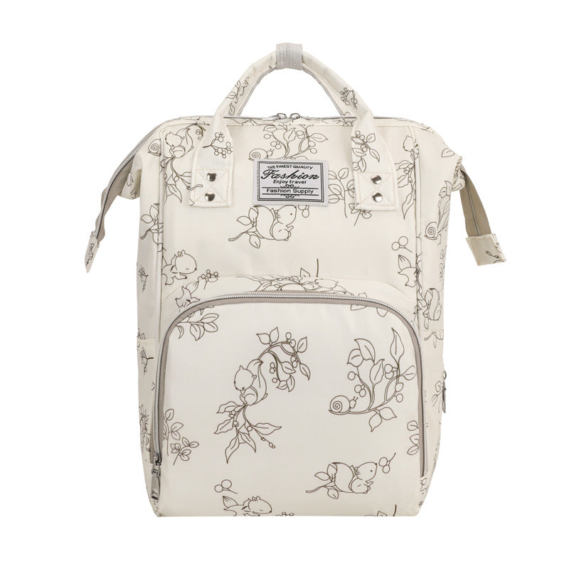 Stylish Floral Print Backpack Stornfield